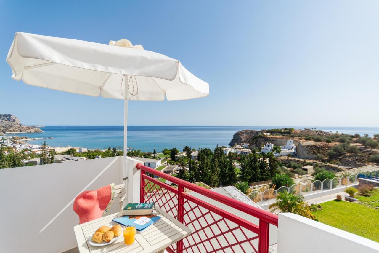 Bella Vista Stegna Aparthotel Archangelos  Luaran gambar